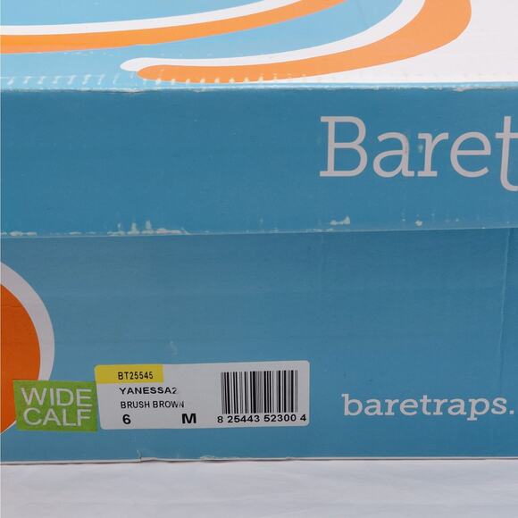 Baretraps Womens Yanessa2 Size 6M Riding Boots Wide Calf Brown Knee High Western - Picture 12 of 12